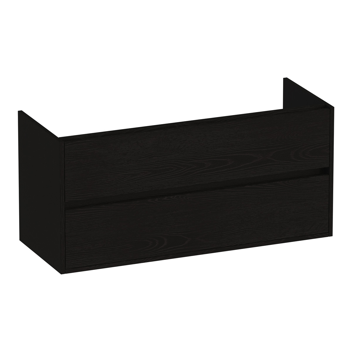 Brauer Adore onderkast 120cm met 2 softclose lades timber black