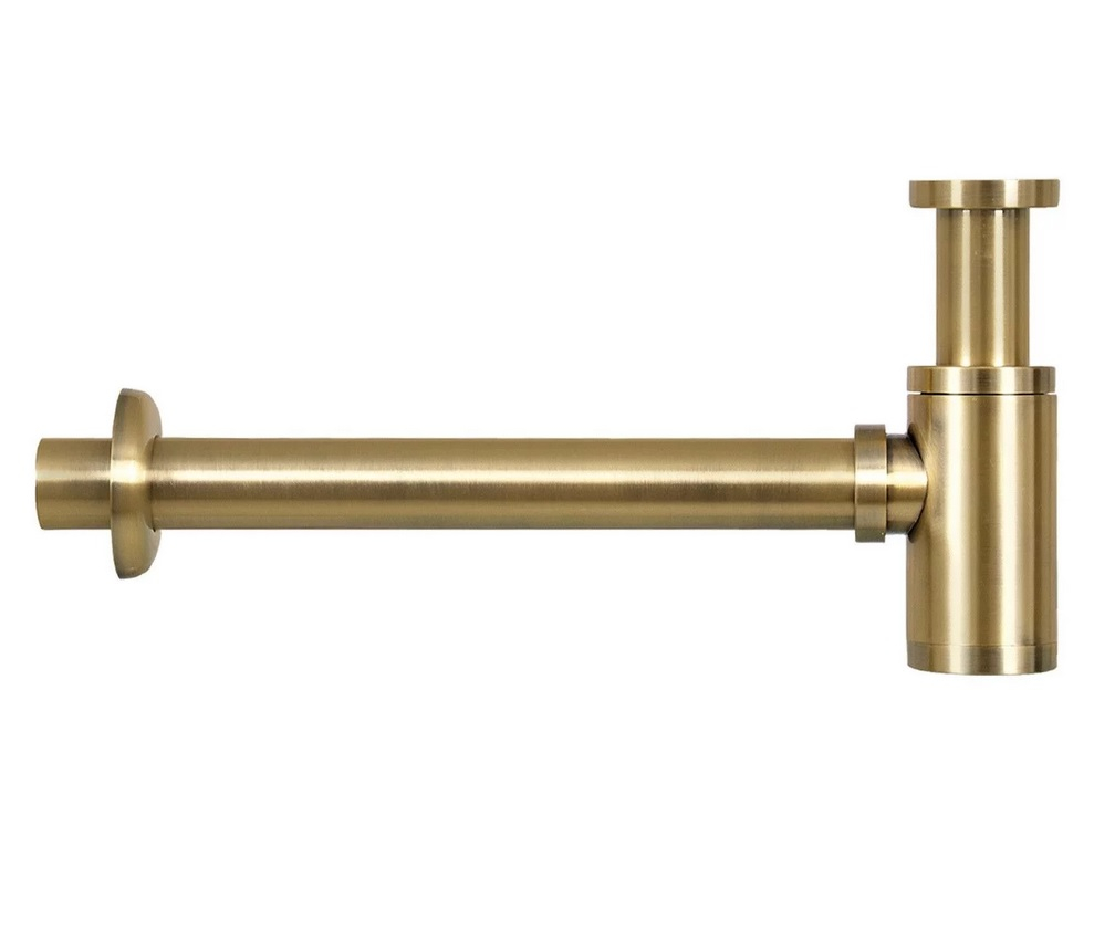 Differnz Mix design sifon geborsteld messing goud