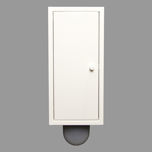 Etsero Brush-up inbouw toiletborstel wit
