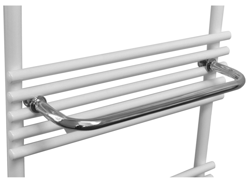 Sanicare handdoekbeugel voor design radiatoren 35cm chroom