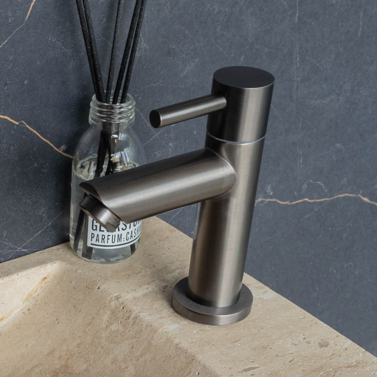Saniclear Iron fonteinkraan verouderd ijzer - gunmetal