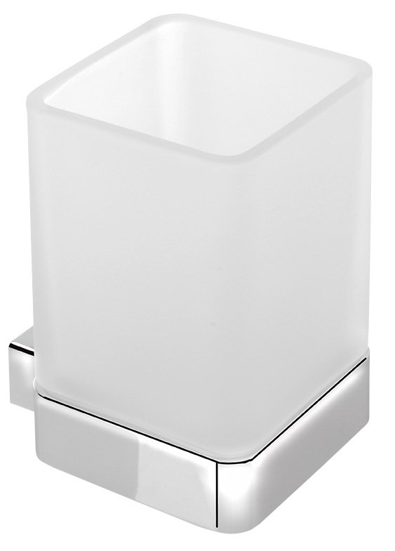 Sapho Everest hangende glashouder met glas chroom