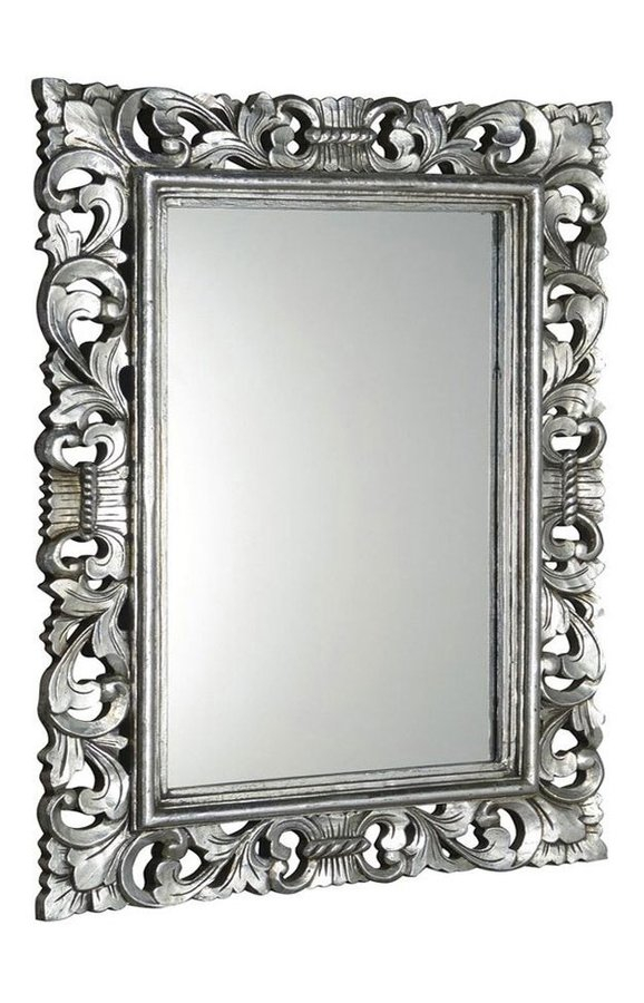 Sapho Scule barok spiegel met zilver omlijsting 80x120cm