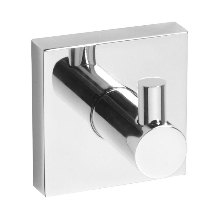 Sapho X-Square handdoekhaak vierkant chroom