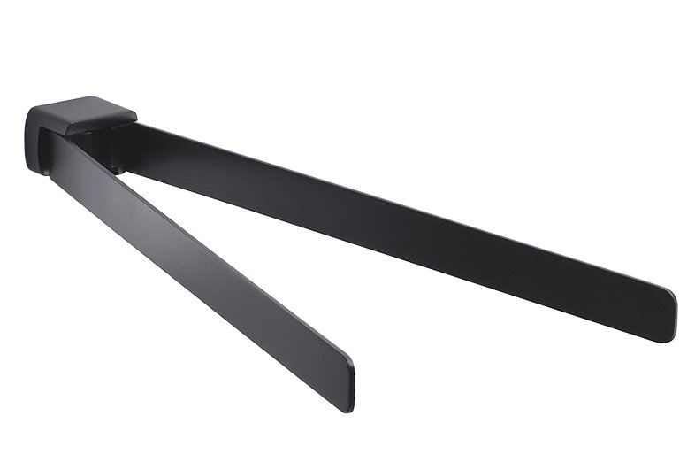 Sapho Zen Black zwarte draaibare handdoekhouder 36cm