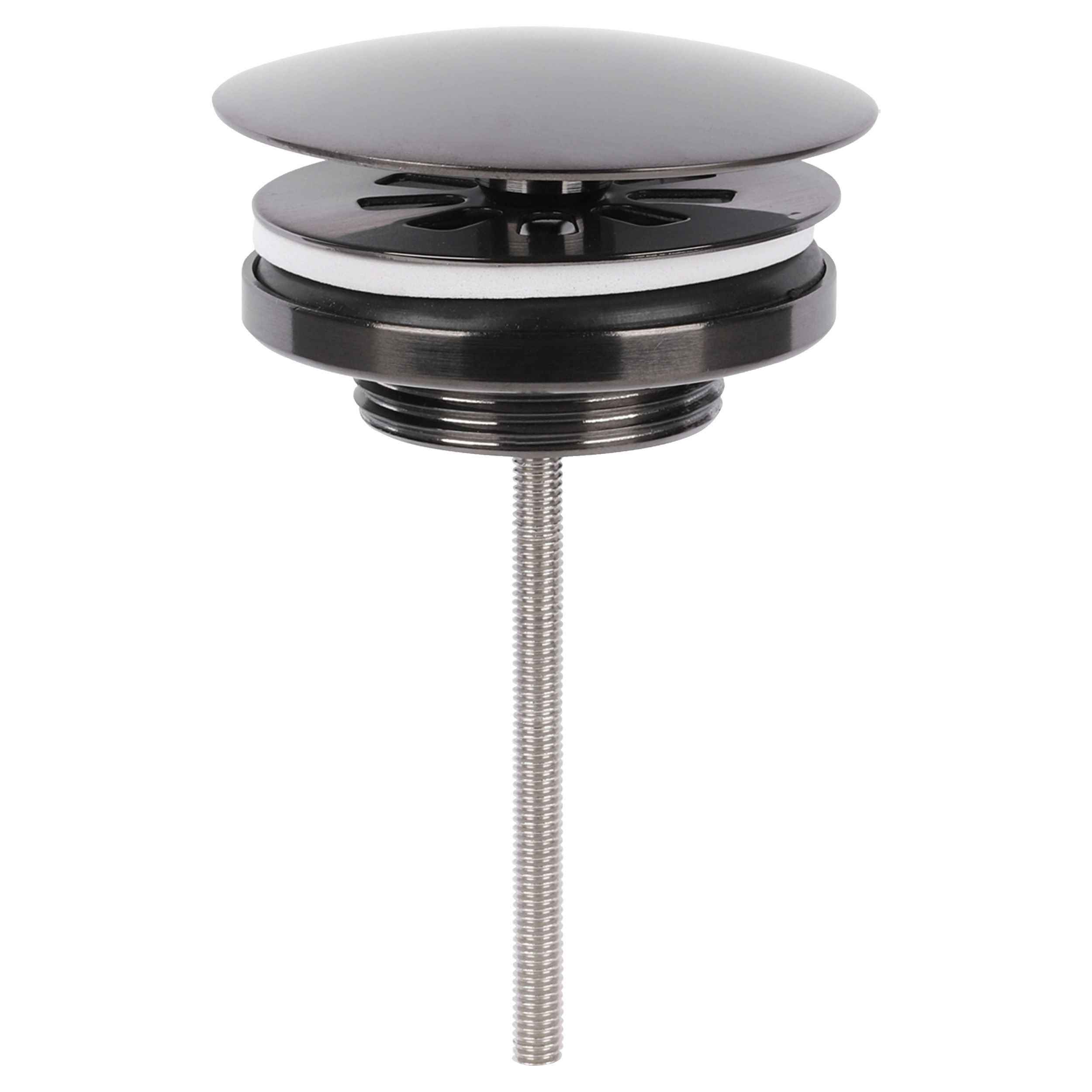 Differnz Differnz always open afvoerplug voor fontein - gun metal