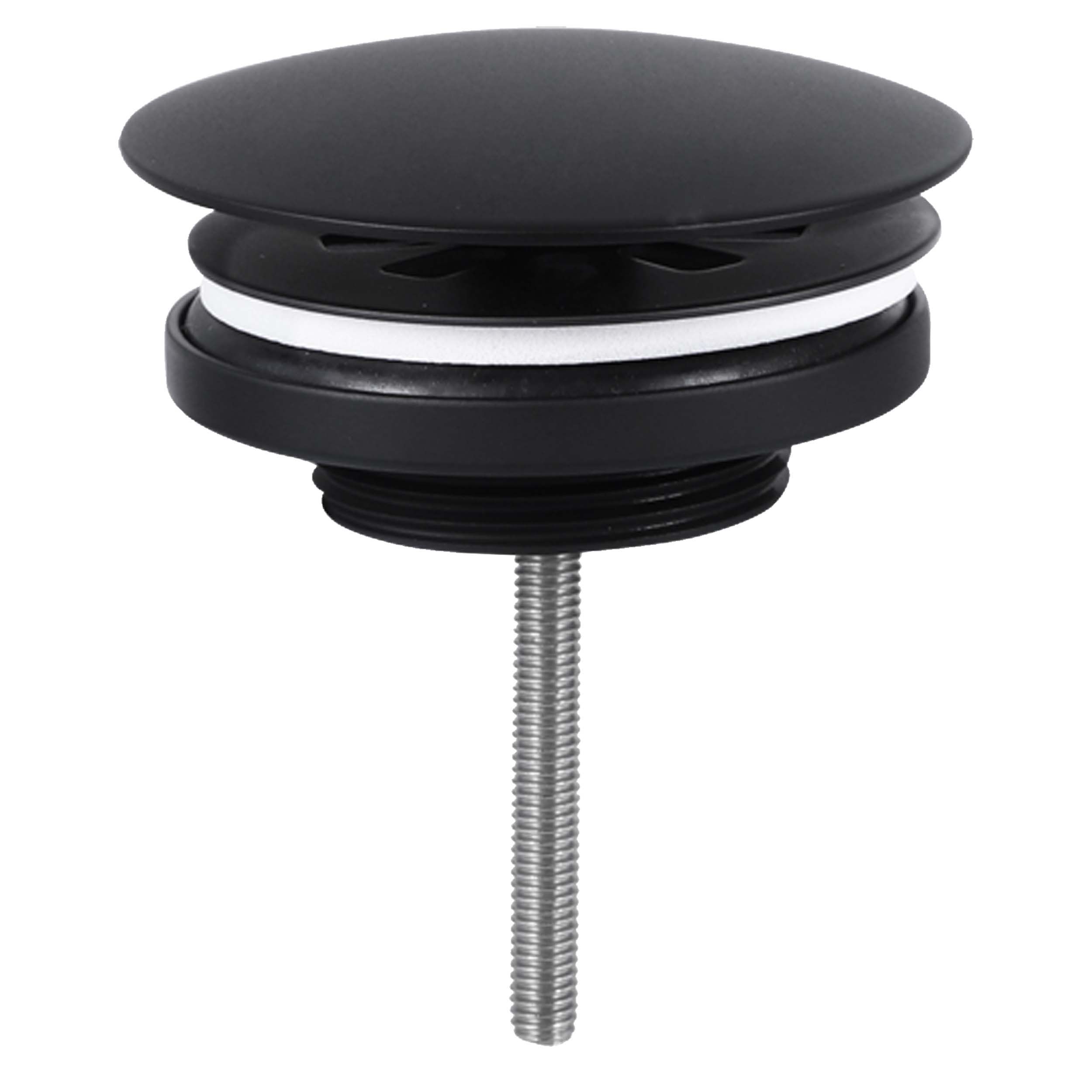 Differnz Differnz always open afvoerplug voor fontein - mat zwart