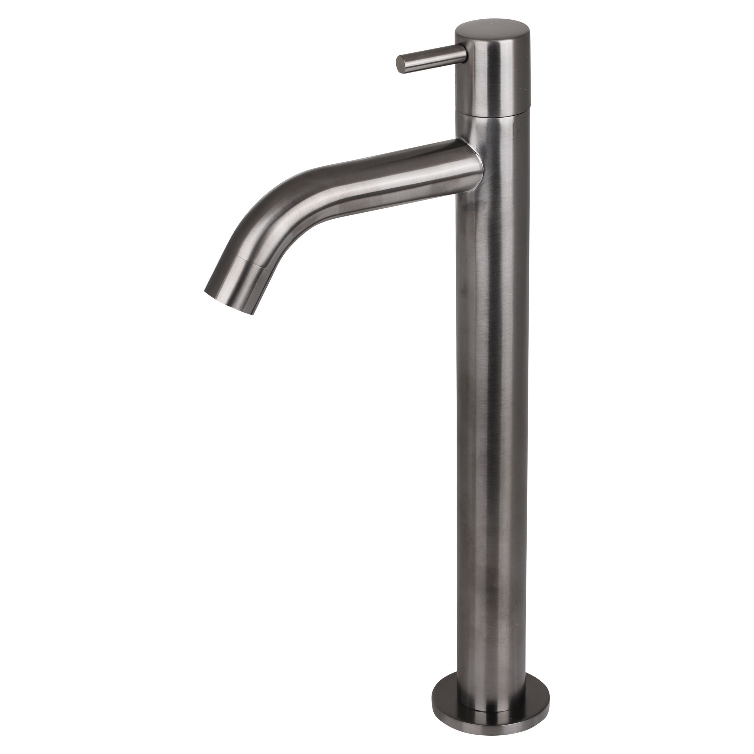 Differnz Differnz hoge koudwaterkraan gebogen hoog - gun metal