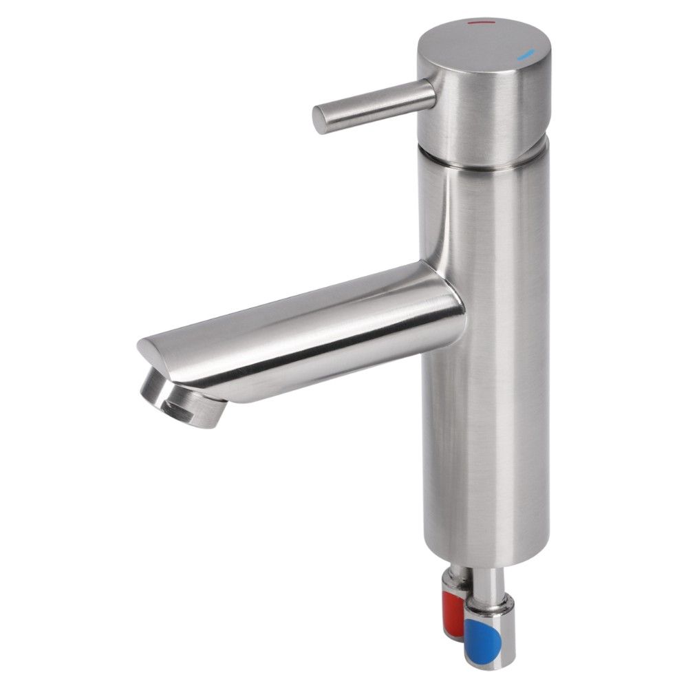 Differnz Differnz koud/warmwater kraan recht - mat chroom