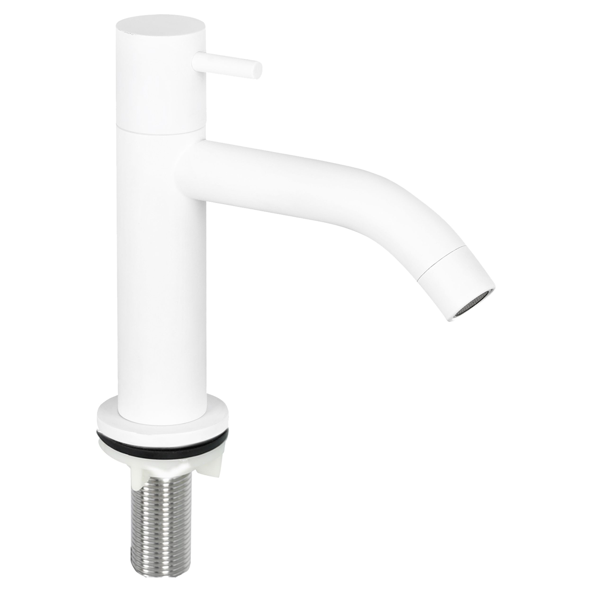 Differnz Differnz koudwaterkraan gebogen - mat wit