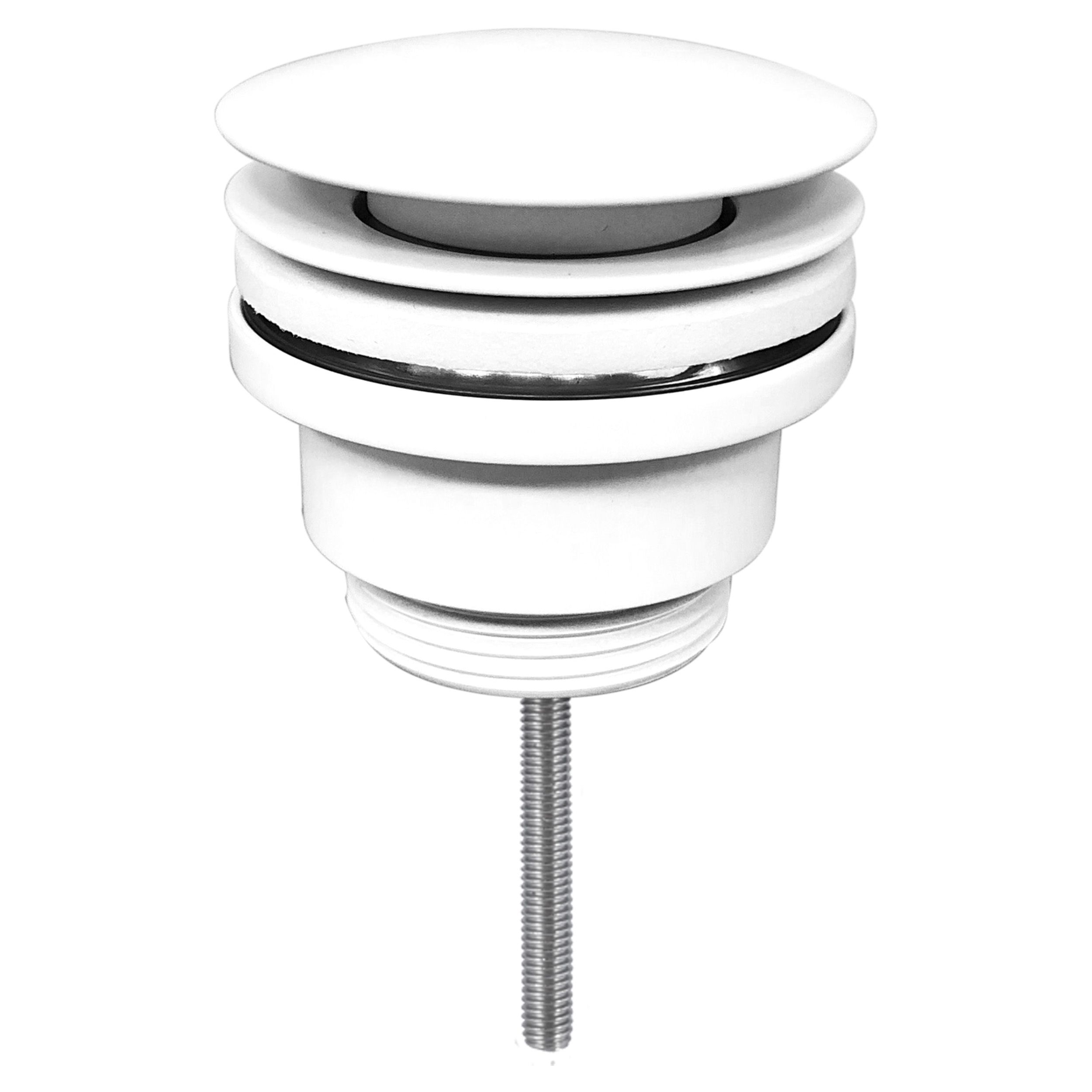 Differnz Differnz pop up afvoerplug design voor fontein - mat wit