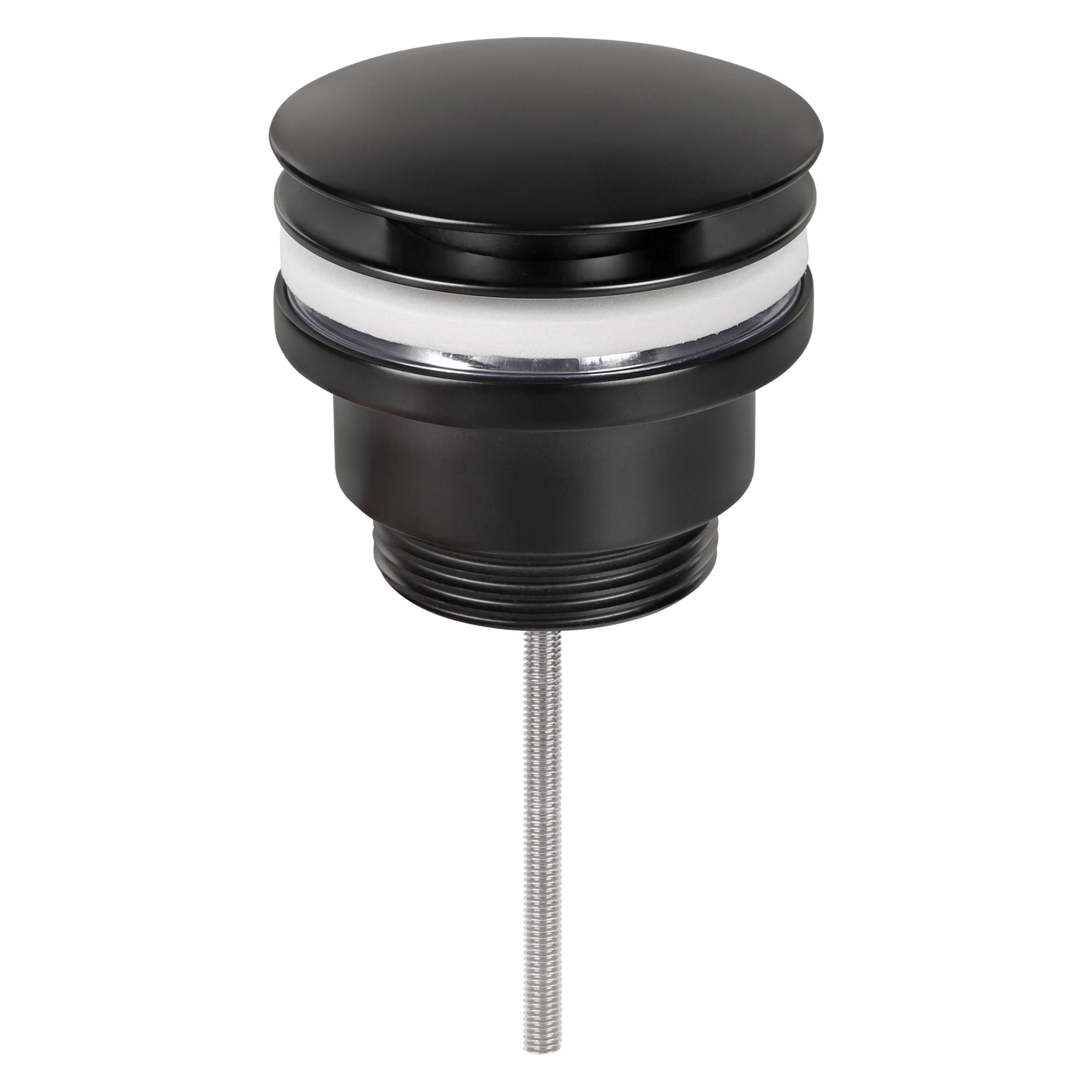 Differnz Differnz pop up afvoerplug design voor fontein - mat zwart