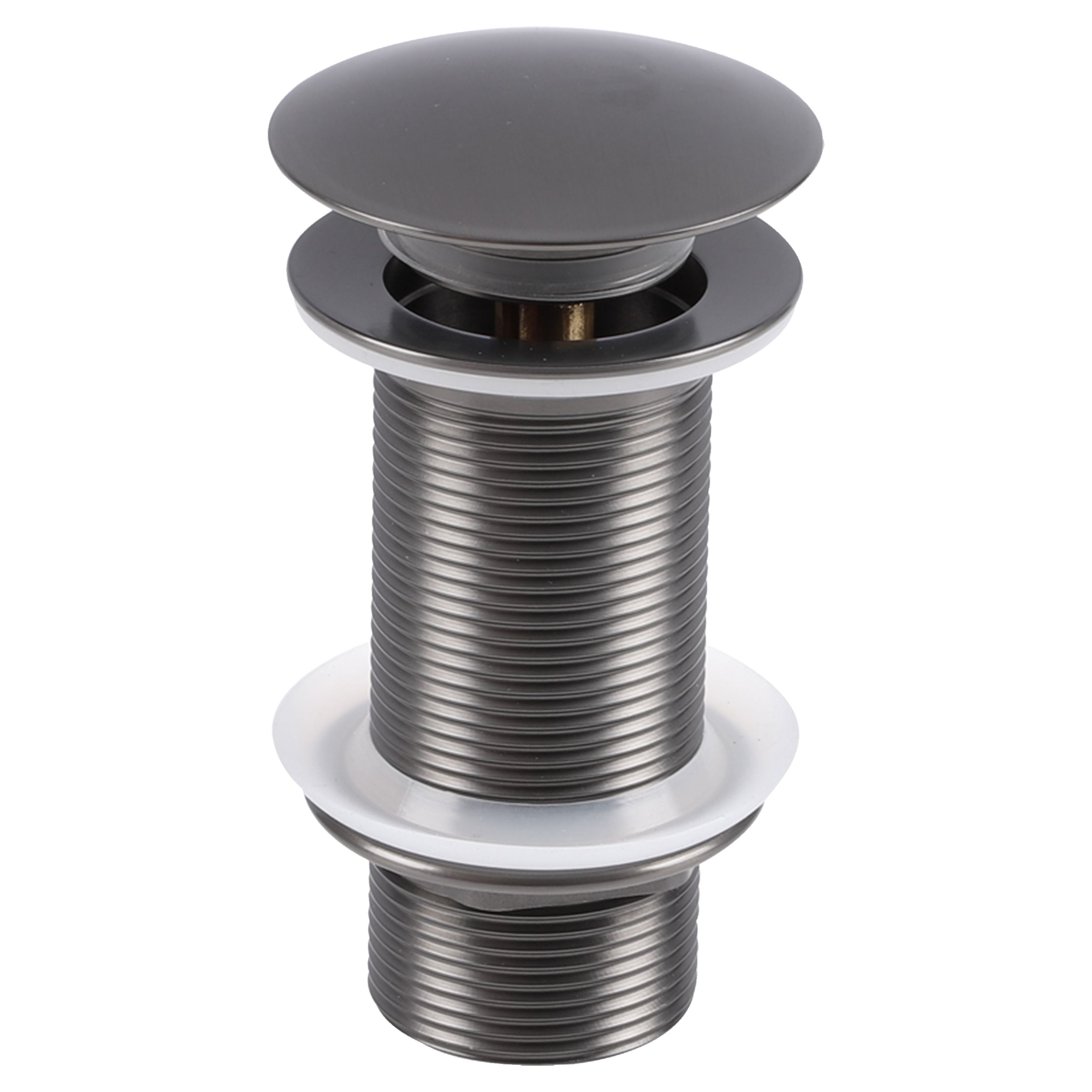 Differnz Differnz pop up large afvoerplug design voor fontein - gun metal