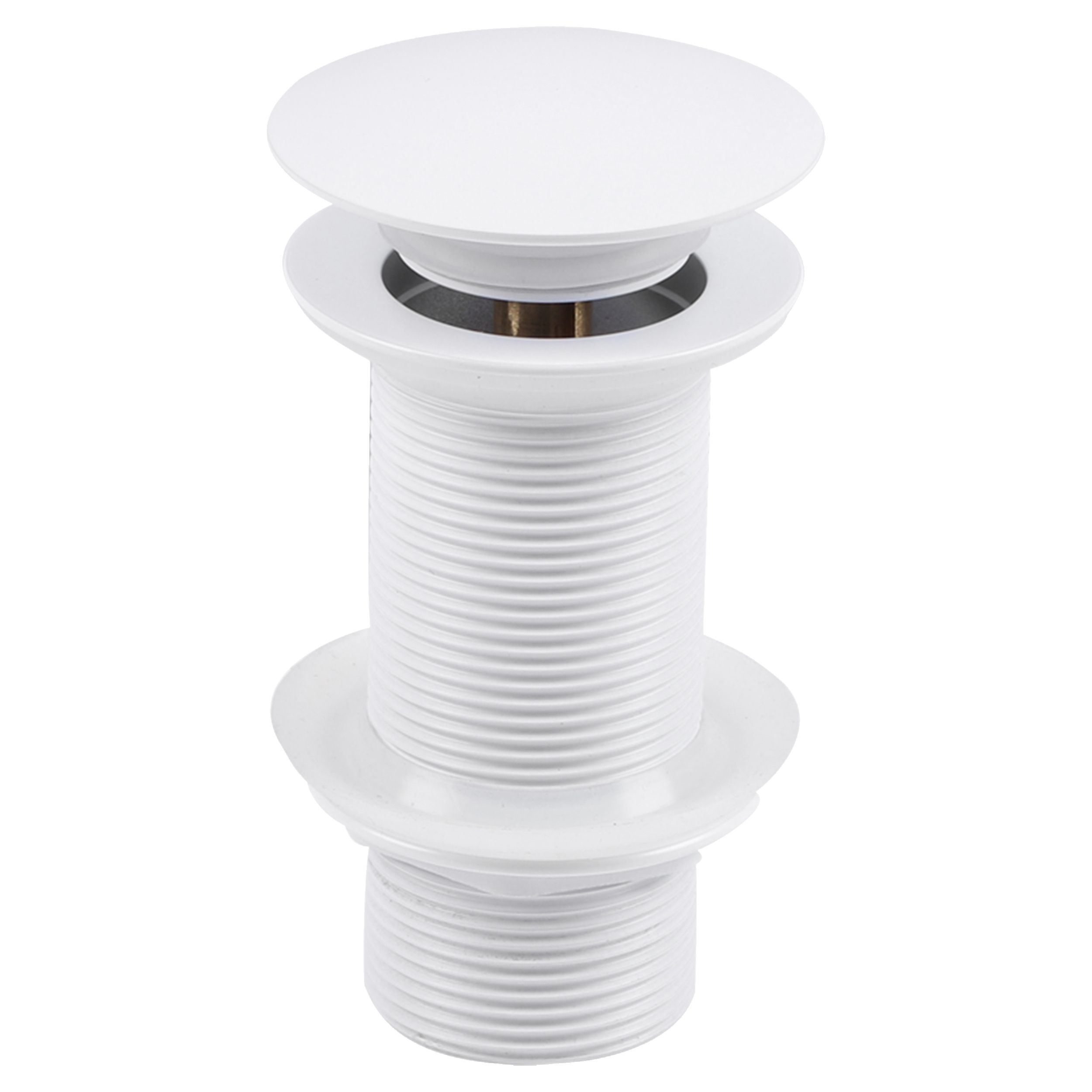 Differnz Differnz pop up large afvoerplug design voor fontein - mat wit