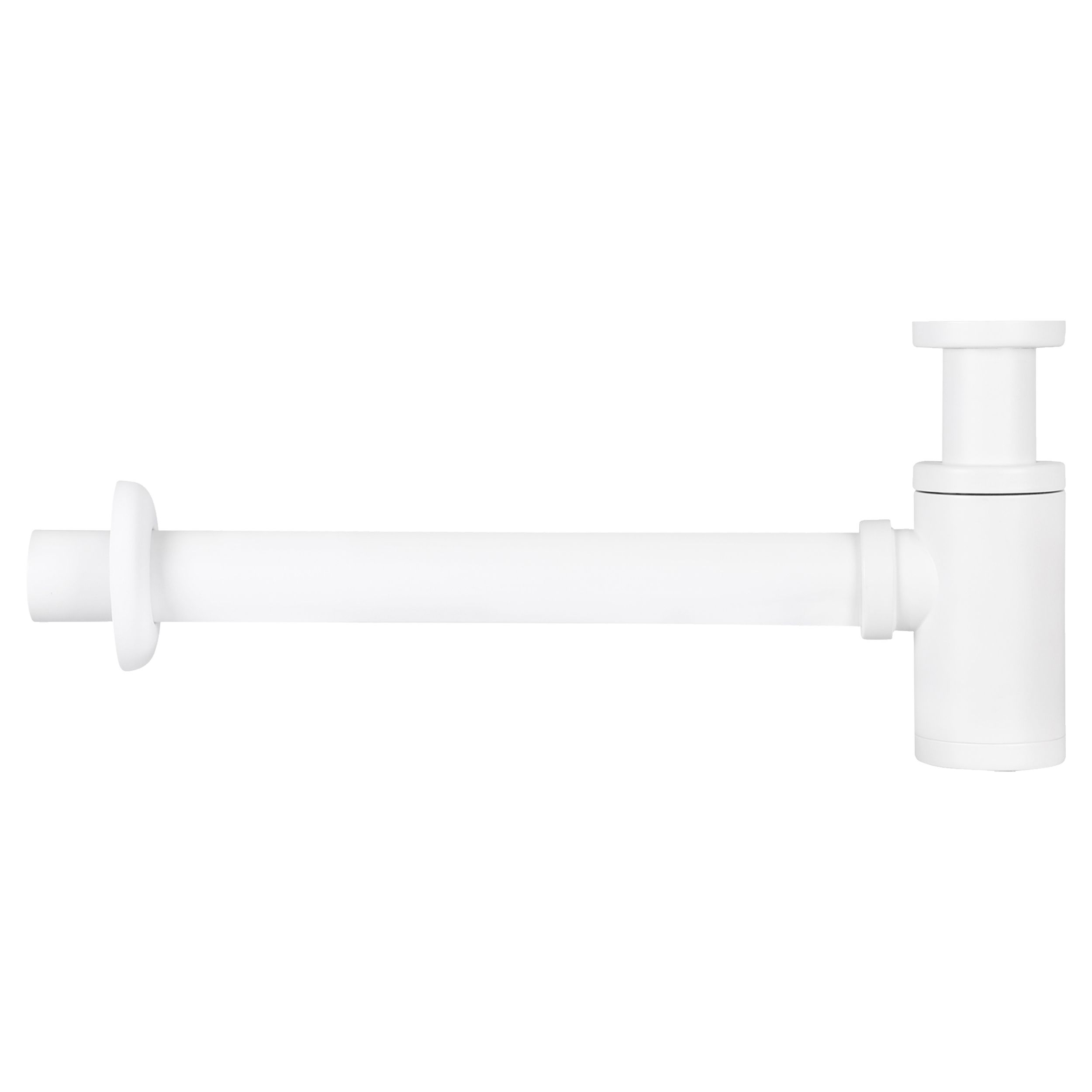 Differnz Differnz sifon met muurbuis - mat wit