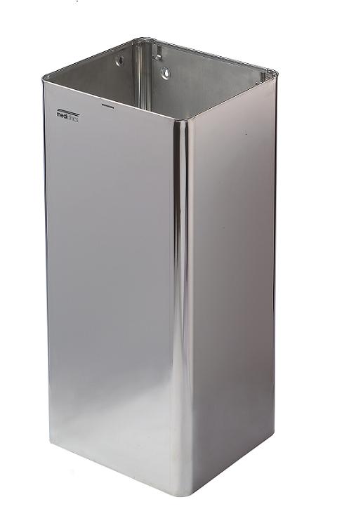 Mediclinics Mediclinics open afvalbak 80l. PP1080C - RVS hoogglans