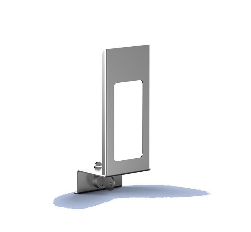 Mediqo-line MediQo-line afsluitplaat 500ml+venster MQLP05E - RVS