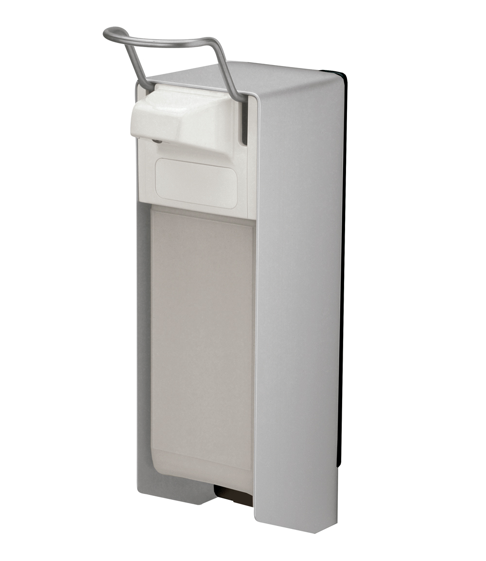 Mediqo-line MediQo-line zeepdispenser 1000ml korte bedieningsbeugel MQ10A - aluminium