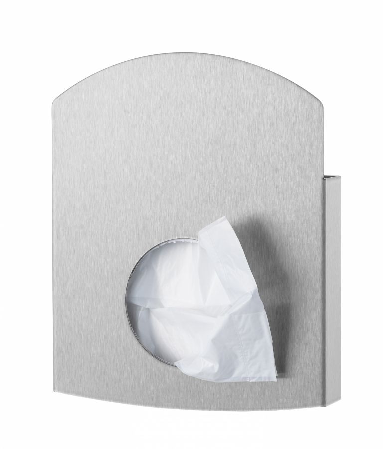 PlastiQline Exclusive PlastiQline Exclusive hygiënezakjeshouder papier/plastic PQXHyg - RVS