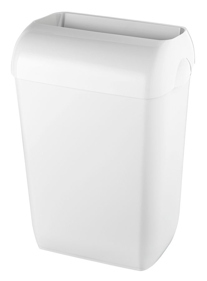 PlastiQline PlastiQline afvalbak 23l met deksel PQA23 - wit