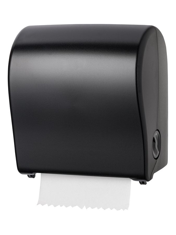 PlastiQline PlastiQline kunststof mini handdoekroldispenser PQSAutKZ - zwart