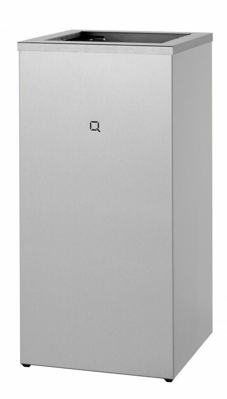 Q-bic Line Qbic-line afvalbak open 85l QWBO85 SSL - RVS