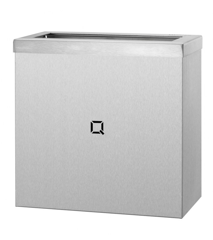 Q-bic Line Qbic-line afvalbak open 9l QWBO9 SSL - RVS