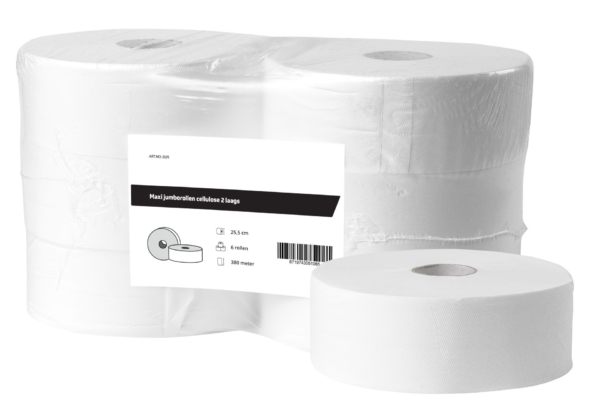 All Care Toiletpapier Maxi Jumbo cellulose 2 laags - 6 rollen