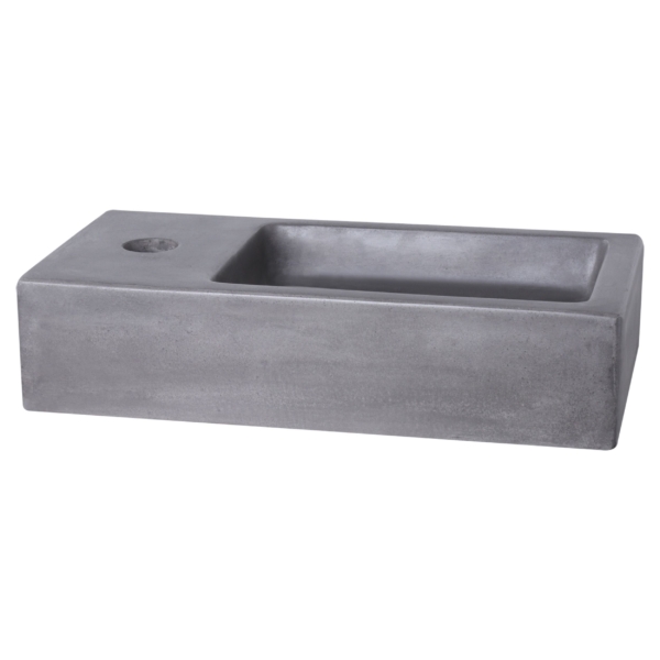 Differnz Differnz Ravo fontein los beton kraangat links - donkergrijs
