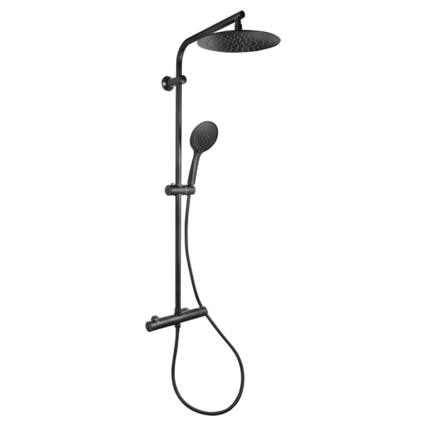 stortdouche en handdouche - zwart