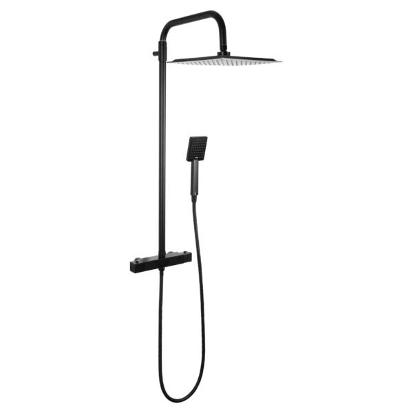 stortdouche en handdouche - zwart