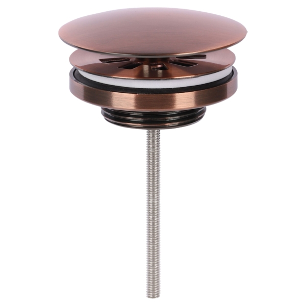 Differnz Differnz always open afvoerplug voor fontein - rood koper