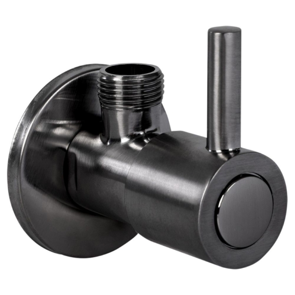 Differnz Differnz hoekstopkraan 1/2 x 3/8 - gun metal