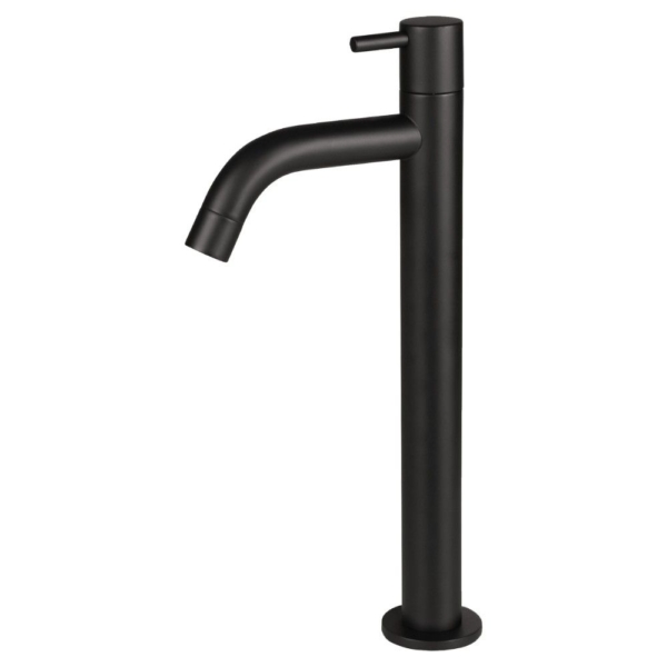 Differnz Differnz hoge koudwaterkraan gebogen hoog - mat zwart