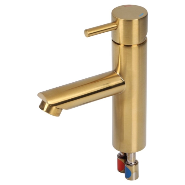 Differnz Differnz koud/warmwater kraan recht - mat goud