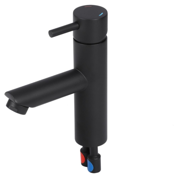 Differnz Differnz koud/warmwater kraan recht - mat zwart