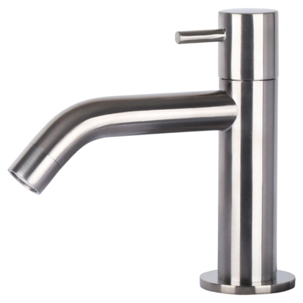 Differnz Differnz koudwaterkraan gebogen - mat chroom