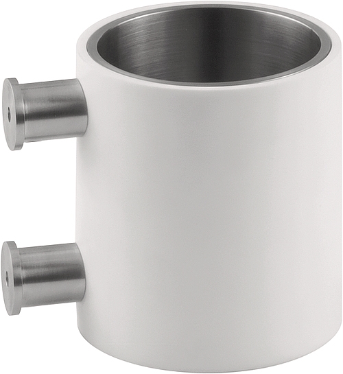 Formani PIET BOON PB103 tandenborstelhouder wand mat RVS/wit corian