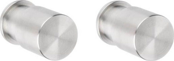 Formani PIET BOON PB25 set van 2 haken 25mm mat RVS