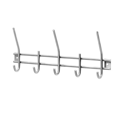 Intersteel Garderobe 5 haken - RVS