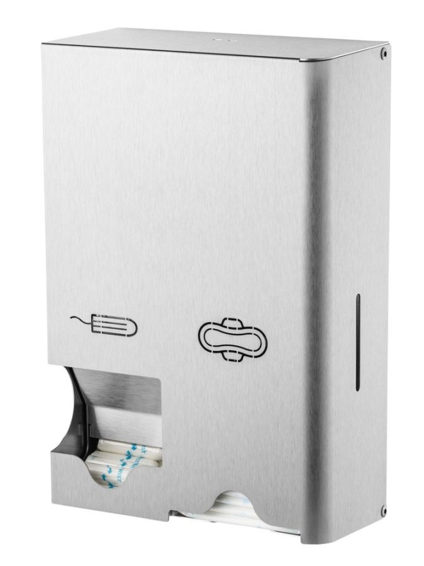 Mediqo-line MediQo-Line dispenser klein voor maandverband en tampons - RVS