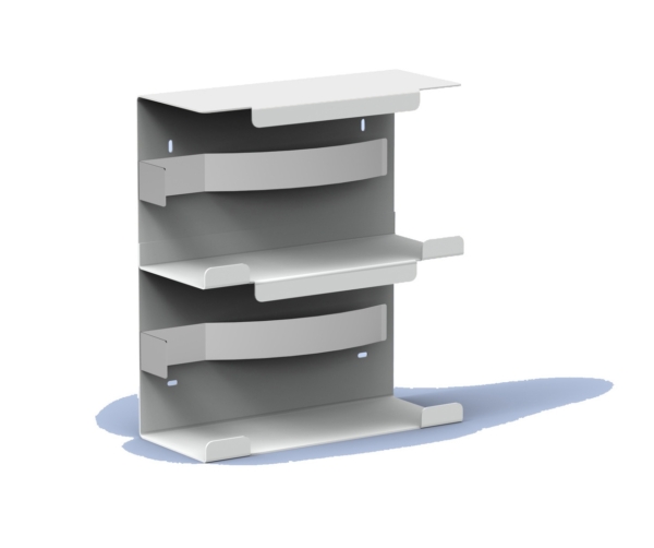 Mediqo-line MediQo-line duo handschoendispenser MQDGDA - aluminium