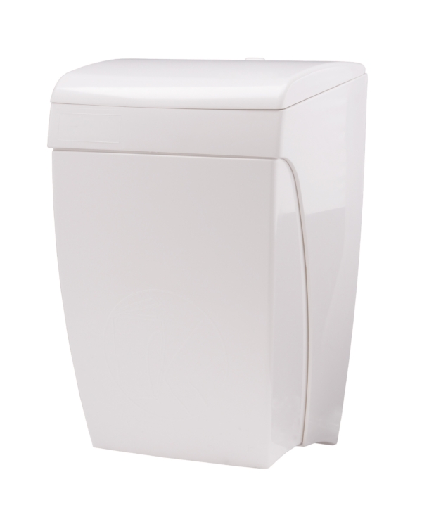 PlastiQline PlastiQline afvalbak 8l met kniebediening PQKBS - wit