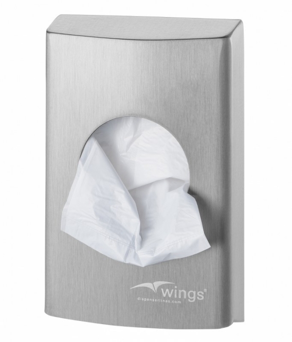 Wings Wings hygiënezakjesdispenser plastic WIN HBDC SAL - RVS